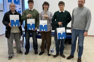 Debata oksfordzka w ramach Kujawsko‑Pomorskiej Ligi Debat na Uniwersytecie WSB Merito Bydgoszcz | 18.12.2025 [GALERIA ZDJĘĆ] | Uniwersytet WSB Merito Bydgoszcz: uczestnicy debaty oksfordzkiej