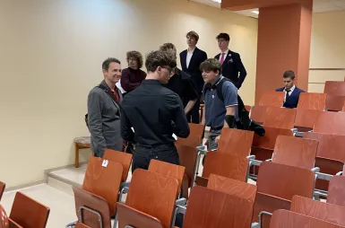 Debata oksfordzka w ramach Kujawsko‑Pomorskiej Ligi Debat na Uniwersytecie WSB Merito Bydgoszcz | 18.12.2025 [GALERIA ZDJĘĆ] | Uniwersytet WSB Merito Bydgoszcz: uczestnicy debaty