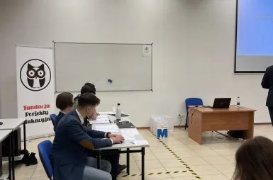 Debata oksfordzka w ramach Kujawsko‑Pomorskiej Ligi Debat na Uniwersytecie WSB Merito Bydgoszcz | 18.12.2025 [GALERIA ZDJĘĆ] | Uniwersytet WSB Merito Bydgoszcz: uczestnicy debaty