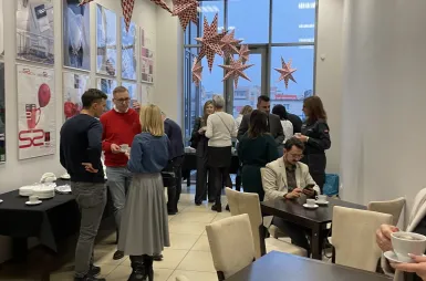 Śniadanie Biznesowe – Mikołajkowy Chill na Uniwersytecie WSB Merito Bydgoszcz 04.12.2025 [ZDJĘCIA] | Aktualności | Uniwersytet WSB Merito Bydgoszcz: Śniadanie biznesowe - Mikołajkowy Chill - uczestnicy