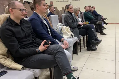 39. Czwartki Social Media na Uniwersytecie WSB Merito Bydgoszcz | 22.01.2026 [GALERIA ZDJĘĆ] | Aktualności | Uniwersytet WSB Merito Bydgoszcz: uczestnicy spotkania 39 czwartki social media