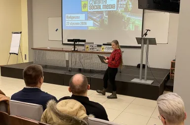 39. Czwartki Social Media na Uniwersytecie WSB Merito Bydgoszcz | 22.01.2026 [GALERIA ZDJĘĆ] | Aktualności | Uniwersytet WSB Merito Bydgoszcz: uczestnicy spotkania 39 czwartki social media