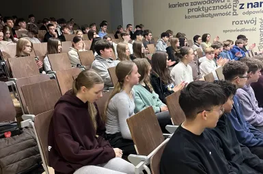 „Życie kruche jak lód” – spotkanie dla uczniów szkół średnich | 26.01.2026 [GALERIA ZDJĘĆ] | Aktualności | Uniwersytet WSB Merito Bydgoszcz: uczestnicy wydarzenia życie kruche jak lód