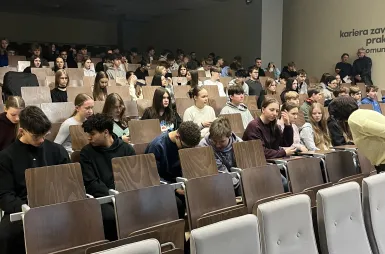 „Życie kruche jak lód” – spotkanie dla uczniów szkół średnich | 26.01.2026 [GALERIA ZDJĘĆ] | Aktualności | Uniwersytet WSB Merito Bydgoszcz: uczestnicy wydarzenia życie kruche jak lód