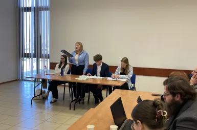 Runda pucharowa Bydgoskiej Ligi Debat na naszym Uniwersytecie [GALERIA ZDJĘĆ] | Aktualności | Uniwersytet WSB Merito Bydgoszcz: uczestnicy fazy pucharowej ligi debat