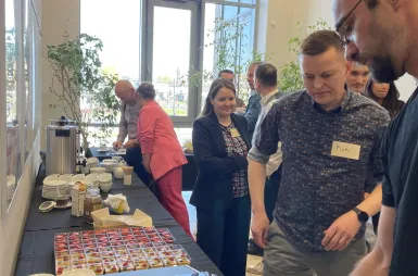 Śniadanie biznesowe na UWSB Merito Bydgoszcz | 24 kwietnia [GALERIA ZDJĘĆ] | Aktualności | Uniwersytet WSB Merito Bydgoszcz: uczestnicy śniadania biznesowego