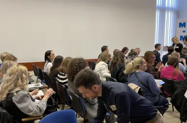 Śniadanie biznesowe na UWSB Merito Bydgoszcz | 24 kwietnia [GALERIA ZDJĘĆ] | Aktualności | Uniwersytet WSB Merito Bydgoszcz: uczestnicy śniadania biznesowego