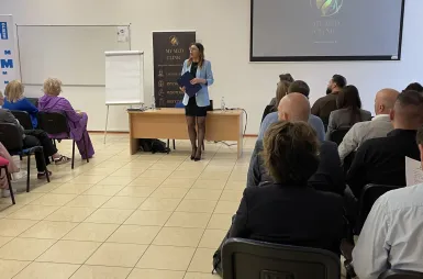 Śniadanie biznesowe na UWSB Merito Bydgoszcz | 24 kwietnia [GALERIA ZDJĘĆ] | Aktualności | Uniwersytet WSB Merito Bydgoszcz: uczestnicy śniadania biznesowego