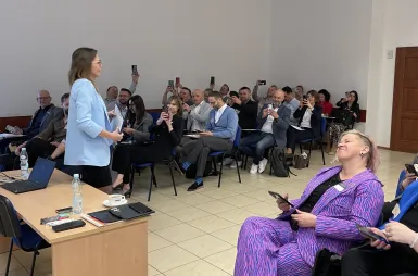 Śniadanie biznesowe na UWSB Merito Bydgoszcz | 24 kwietnia [GALERIA ZDJĘĆ] | Aktualności | Uniwersytet WSB Merito Bydgoszcz: uczestnicy śniadania biznesowego