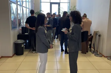 Śniadanie biznesowe na UWSB Merito Bydgoszcz | 24 kwietnia [GALERIA ZDJĘĆ] | Aktualności | Uniwersytet WSB Merito Bydgoszcz: uczestnicy śniadania biznesowego