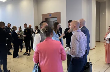 Śniadanie biznesowe na UWSB Merito Bydgoszcz | 24 kwietnia [GALERIA ZDJĘĆ] | Aktualności | Uniwersytet WSB Merito Bydgoszcz: uczestnicy śniadania biznesowego