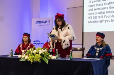 Uroczyste wręczanie dyplomów UWSB Merito Bydgoszcz