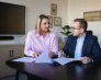 Uniwersytet WSB Merito Bydgoszcz partnerem TEDxBydgoszcz 2026 | Aktualności | Uniwersytet WSB Merito Bydgoszcz: dwie osoby rozmawiają ze sobą