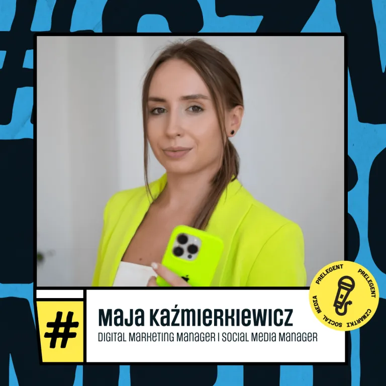 40. Czwartek Social Media 12 marca! [GALERIA ZDJĘĆ] | Aktualności | Uniwersytet WSB Merito Bydgoszcz: Maja Kaźmierkiewicz