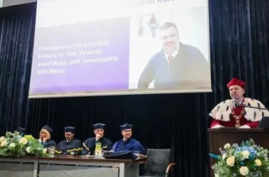 Quod bonum, felix, faustum fortunatumque sit! Uniwersytet WSB Merito Chorzów rozpoczął rok akademicki 2025/2026 | Uniwersytet WSB Merito Chorzów: Inauguracja roku akademickiego