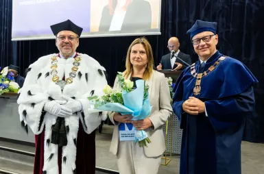 Inauguracja Roku Akademickiego 2026/2027 w Uniwersytecie WSB Merito Chorzów | Aktualności | Uniwersytet WSB Merito Chorzów: Nagrodzona wykładowczyni