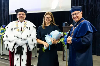 Inauguracja Roku Akademickiego 2026/2027 w Uniwersytecie WSB Merito Chorzów | Aktualności | Uniwersytet WSB Merito Chorzów: Nagrodzona wykładowczyni