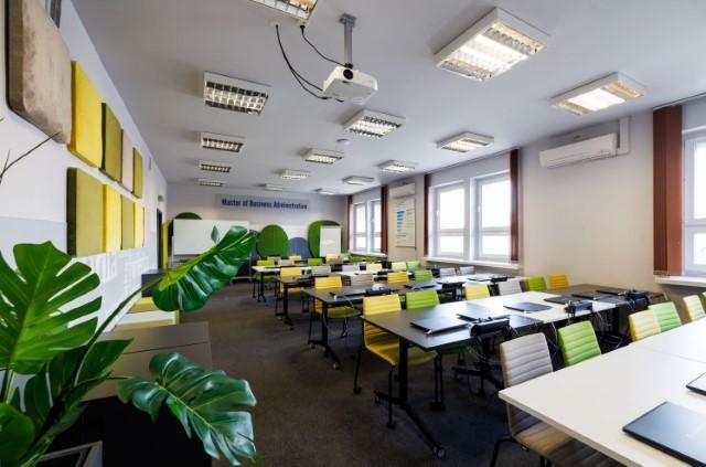 Poznaj nas | Uniwersytet WSB Merito Chorzów: sala hybrydowa