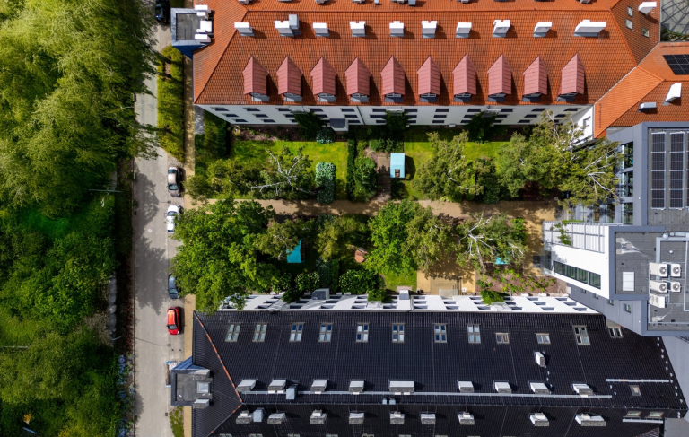 Our campus | WSB Merito Gdańsk University: Kampus z lotu ptaka