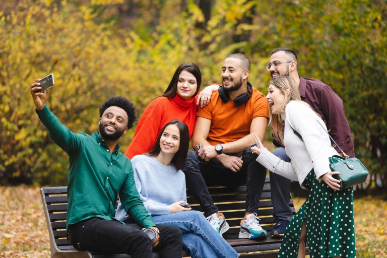 Study in Poland | WSB Merito Gdańsk University: A group of the International students