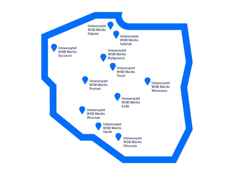 Who we are | Uniwersytet WSB Merito Szczecin: mapka UWSB Merito