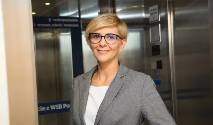 University authorities | Uniwersytet WSB Merito Szczecin: Zdjęcie przedstawiające Ewę Kolpak