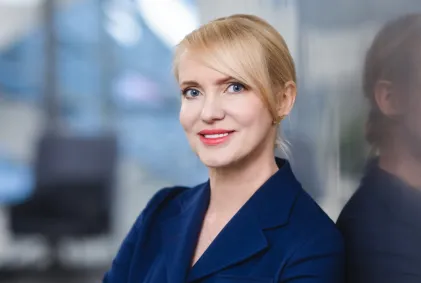 University authorities | Uniwersytet WSB Merito Szczecin: Zdjęcie przedstawiające Annę Hołubowska