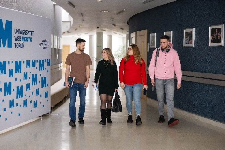 Admissions process stages | WSB Merito Toruń University: Students at WSB Merito University in Toruń