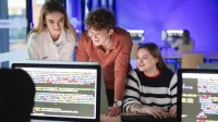 Information Technology (Engineer's degree) | WSB Merito Wrocław University: Wrocław - informatyka - studenci na zajęciach w pracowni komputerowej