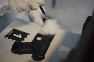 Laboratories and workrooms | WSB Merito Wrocław University: studenci odbywający zajęcia w crime lab