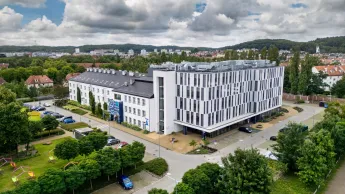 Nasz kampus | Uniwersytet WSB Merito w Gdańsku: Budynek Uniwersytetu WSB Merito Gdańsk we Wrzeszczu