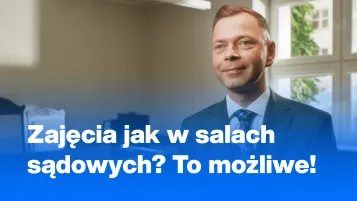 Nowoczesne pracownie i laboratoria | Uniwersytet WSB Merito w Gdańsku: Miniaturka z filimiku z Patrykiem Łukasikiem 