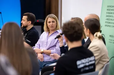 Panel dyskusyjny: Głowa wygrywa mecz - relacja | Aktualności | Uniwersytet WSB Merito w Gdańsku: panel 3