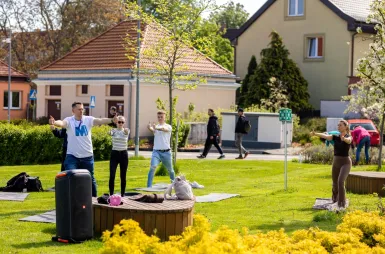 Zdrowie, integracja i wspólna zabawa. Za nami Rodzinny Piknik Zdrowia i Uśmiechu | Aktualności | Uniwersytet WSB Merito w Gdańsku: Piknik Uniwersytetu WSB Merito w Gdańsku