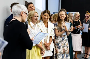 Uroczyste zakończenie studiów podyplomowych 2025/2026 za nami! | Aktualności | Uniwersytet WSB Merito w Gdańsku: Zdjęcie