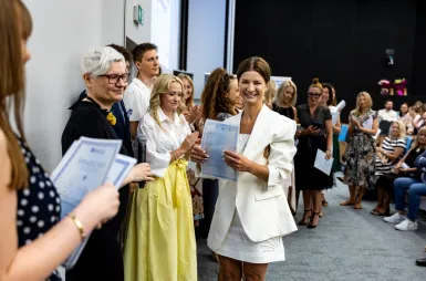 Uroczyste zakończenie studiów podyplomowych 2025/2026 za nami! | Aktualności | Uniwersytet WSB Merito w Gdańsku: Zdjęcie