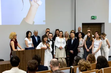 Uroczyste zakończenie studiów podyplomowych 2025/2026 za nami! | Aktualności | Uniwersytet WSB Merito w Gdańsku: Zdjęcie