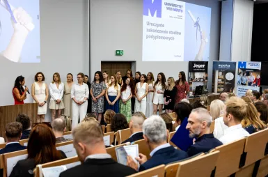 Uroczyste zakończenie studiów podyplomowych 2025/2026 za nami! | Aktualności | Uniwersytet WSB Merito w Gdańsku: Zdjęcie