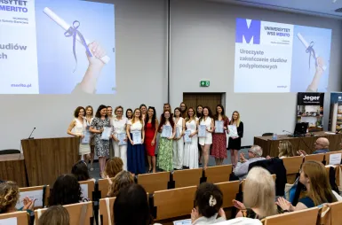 Uroczyste zakończenie studiów podyplomowych 2025/2026 za nami! | Aktualności | Uniwersytet WSB Merito w Gdańsku: Zdjęcie