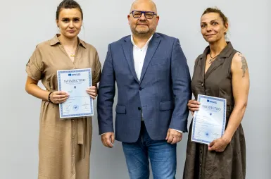 Uroczyste zakończenie studiów podyplomowych 2025/2026 za nami! | Aktualności | Uniwersytet WSB Merito w Gdańsku: Zdjęcie