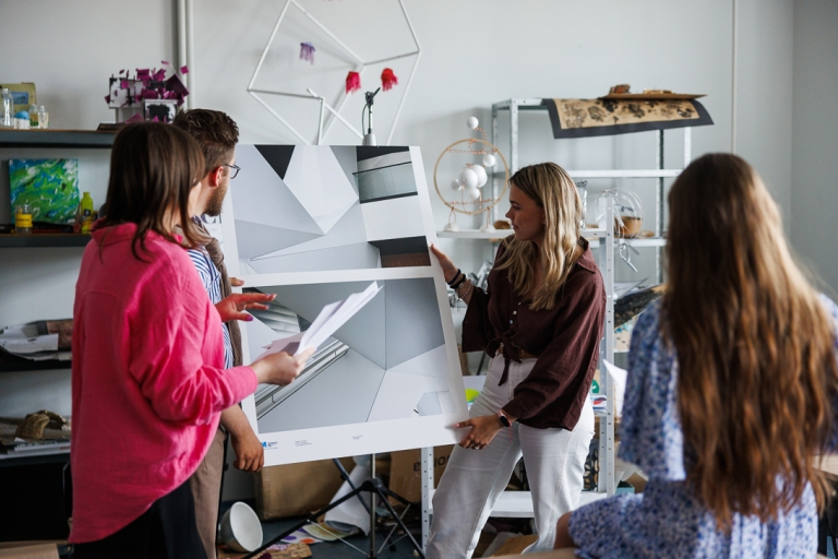 Home design | Studia I stopnia w Gdańsku | Uniwersytet WSB Merito w Gdańsku: Studenci podczas warsztatów z architektury
