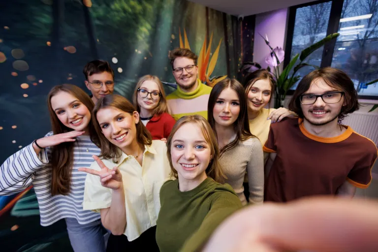 Wspólnie z Wami wsparliśmy WOŚP! ❤️ | Aktualności | Uniwersytet WSB Merito w Gdańsku: Selfie studentów 