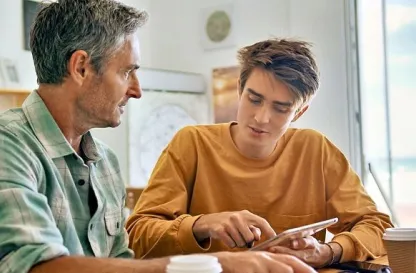 Aktualności | Uniwersytet WSB Merito Gdynia: Ojciec z synem