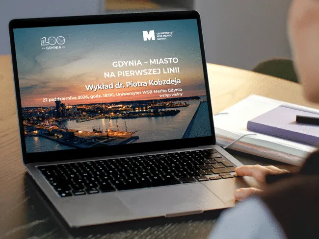 Gdynia na pierwszej linii. Jak zadbać o bezpieczeństwo miasta i jego mieszkańców? | Aktualności | Uniwersytet WSB Merito Gdynia: wykład Kobzdeja