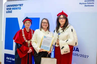 Uroczyście rozpoczęliśmy jubileuszowy rok akademicki 2026/2027 | Aktualności | Uniwersytet WSB Merito Łódź: Inauguracja Roku Akademickiego 2026/2027