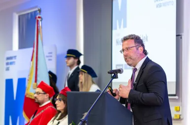 Uroczyście rozpoczęliśmy jubileuszowy rok akademicki 2026/2027 | Aktualności | Uniwersytet WSB Merito Łódź: Inauguracja Roku Akademickiego 2026/2027