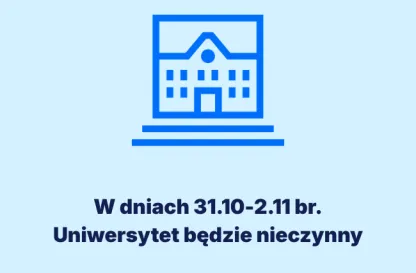 Aktualności | Uniwersytet WSB Merito Łódź: informacja o tym, że Uniwersytet jest nieczynny