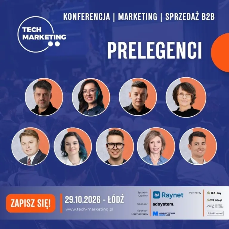 Ekspertka Uniwersytetu WSB Merito Łódź prelegentem podczas konferencji Tech Marketing | Aktualności | Uniwersytet WSB Merito Łódź: tech marketing