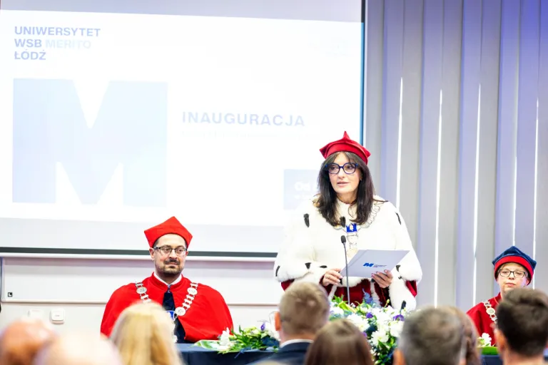 Uroczyście rozpoczęliśmy jubileuszowy rok akademicki 2026/2027 | Aktualności | Uniwersytet WSB Merito Łódź: Inauguracja Roku Akademickiego 2026/2027