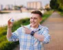 Twój pierwszy krok na Uniwersytecie WSB Merito – poznaj uczelnię przed inauguracją roku | Uniwersytet WSB Merito Opole: uśmiechnięty student